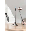 VipMarketim Kumandalı Tripod Telefon Tutucu Selfie Çubuğu 360 Derece Dönebilen