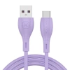 VipMarketim KUULAA Liquid Silicone USB Type C QC3.0 Hızlı Şarj Kablosu 1metre-(5775)