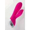 VipMarketim LEROİNA klitoral stimülatörlü vibratör, silikon, pembe, 19 cm