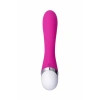 VipMarketim LEROİNA klitoral stimülatörlü vibratör, silikon, pembe, 19 cm