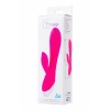 VipMarketim LEROİNA klitoral stimülatörlü vibratör, silikon, pembe, 19 cm