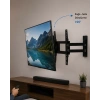 VipMarketim LCD LED TV Duvar Aparatı Çift Kollu Hareketli Askı Sistemi