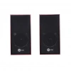 VipMarketim LECOO DS105 6W 1+1 Masaüstü USB Ahşap Kasa Speaker(1923)