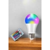 VipMarketim Led Ampul Enerji Dostu RGB Işıklı 100W Led Işık