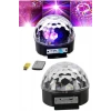 VipMarketim Led Işık Disko Topu Bluetooth Hoparlörlü USB Müzik Çalar Kumandalı