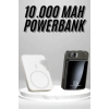 VipMarketim Magsafe Hızlı Şarj 10.000 Mah Wireless Şarj Powerbank Android ve İOS Uyumlu