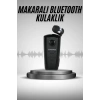 VipMarketim Makaralı Bluetooth Kulakiçi Yaka Kulaklığı Kablosuz Kulaklık