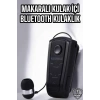VipMarketim Makaralı Bluetooth Kulaklık Çağrı Cevaplama Kablolu Uzun Pil Ömrü