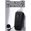VipMarketim Makaralı Bluetooth Kulaklık Çağrı Cevaplama Kablolu Uzun Pil Ömrü