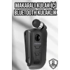 VipMarketim Makaralı Bluetooth Kulaklık Kulak İçi Android iOS Uyumlu Titreşimli