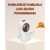 VipMarketim Manyetik Kablosuz Powerbank 22.5W Hızlı Şarj LCD Ekranlı