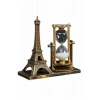 VipMarketim Masa Biblosu Dekoratif Süs Kum Saati Eyfel Kulesi Hediyelik Kum Saati