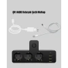VipMarketim Masa Üstü Çoklu Priz USB ve Type-C Çıkışlı Güç Dağıtıcı