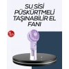 VipMarketim Masaüstü ve Elde Kullanıma Uygun Su Buharlı Şarjlı Fan