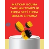 VipMarketim Matkap Ucu Temizlik Aparatı 3’lü Fırça Seti
