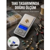 VipMarketim Mavi Işıklı LCD Ekranlı Hassas Tartı Terazisi Yeni Nesil