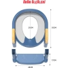 VipMarketim Mavi Merdivenli Çocuk Klozet Tuvalet Eğitimi Aparatı