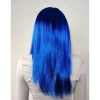 VipMarketim Mavi Renk Uzun Parti Peruğu