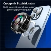VipMarketim MEMO CX06 iOS Android Soğutucu 15W Manyetik + Arka Klips 2si 1 Arada Yarı İletken Soğutma Fanı Radyatörü-(5775)