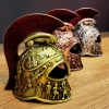 VipMarketim Metal Dekoratif Şövalye Miğferi - Tarihi Tasarım - 10x5 cm