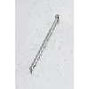 VipMarketim  Metalin Üretral Plug-Pigtail uzun, gümüş