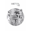 VipMarketim Metal  penis Halkası, Metal, gümüş, Ø 4cm