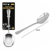 VipMarketim Metal Servis Kaşığı - 21 cm - Krom Renk