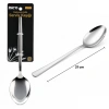 VipMarketim Metal Servis Kaşığı - Krom Renk - 27 cm