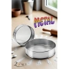 VipMarketim  Metal Un Eleği 15 ve 24 cm 2 li SET