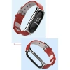VipMarketim Mijobs Xiaomi Mi Band 5-4 Pu Deri Kayış Kordon-(5775)