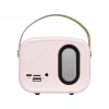 VipMarketim MIKADO MD-24BT Echoes Pembe 3W Taşınabilir USB/TF Kart/Bluetooth 800mAh Klasik Retro Müzik Kutusu(1923)