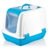 VipMarketim Mikopet Küçük Kapalı Kedi Tuvaleti Mavi