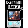VipMarketim Mini Atari El Atarisi 3.5 inç Ekran Çift Konsol 666 Adet Retro Oyun Gameboy El Atarisi