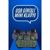 VipMarketim Mini Klavye Gaming Pc Playstation Ledli Mouse Rgb Mouse Bluetooth Usb