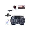 VipMarketim Mini Klavye Gaming Pc Playstation Ledli Mouse Rgb Mouse Bluetooth Usb