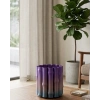 VipMarketim Modern Dekoratif Vazo Mor Gri Geçişli Şık Tasarım Masa Üstü Kullanım
