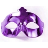 VipMarketim Mor Renk Kostüm Partisi Ekstra Parlak Balo Maskesi 15x10 cm