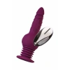 VipMarketim Motorlovers Striker Mini Seks Makinesi, Uzaktan Kumandalı, Silikon, Mor, 23.5 Cm