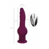 VipMarketim Motorlovers Striker Mini Seks Makinesi, Uzaktan Kumandalı, Silikon, Mor, 23.5 Cm