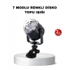 VipMarketim Müzik Ritmine Duyarlı Renkli Disko Topu – 7 Modlu Işıklı Parti Lambası