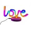 VipMarketim Neon Işıklı Love Yazılı Masa Gece Lambası