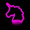 VipMarketim Neon Işıklı Unicorn Masa Gece Lambası