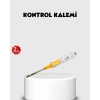 VipMarketim Neon Lambalı Elektrik Kontrol Kalemi Nikel Kaplama 110-220V