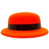 VipMarketim Neon Partisi Turuncu Renk Melon Plastik Parti Şapkası