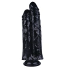 VipMarketim Noctis 26,5cm Siyah Çiftli Dildo No:111