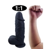 VipMarketim Noctis 26cm Siyah Realistik Dildo No:170