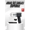 VipMarketim Oto Araç Ev Taşınabilir El Tipi Süpürge Mini Araç Süpürgesi Vakumlu