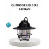 VipMarketim Outdoor Retro Kamp Işığı Uzun Ömürlü Pil Taşınabilir Suya Dayanıklı