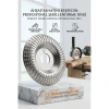 VipMarketim Oval Tip Bombeli Ahşap Törpü Diski 100mm | Tungsten Karbür 723064