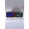VipMarketim Oyuncu Klavyesi Q Klavye RGB Işıklı Mouse Hediyeli